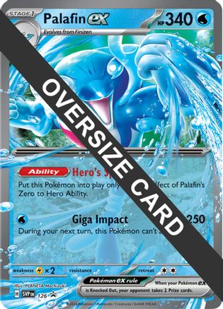 Palafin ex - 126  - Promo - Holofoil