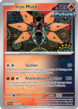 Iron Moth - 009/064 - Uncommon - Reverse Holofoil