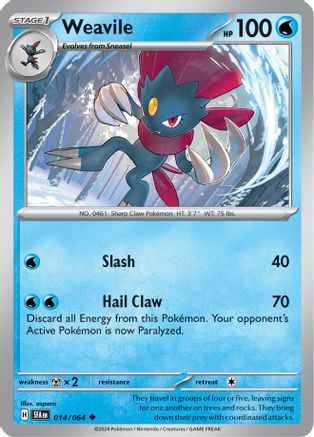 Weavile - 014/064 - Uncommon - Normal