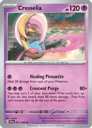 Cresselia - 021/064  - Rare - Holofoil