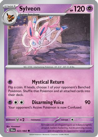 Sylveon - 022/064 - Uncommon - Reverse Holofoil