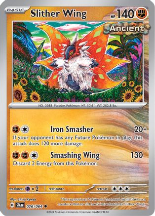 Slither Wing - 026/064 - Uncommon - Reverse Holofoil