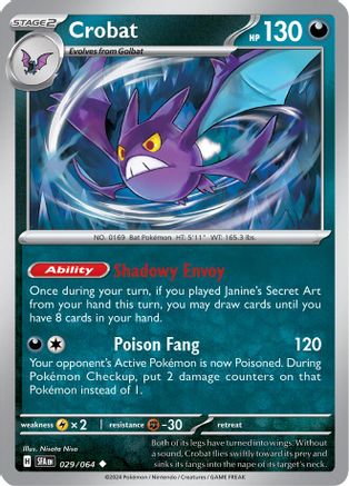 Crobat - 029/064 - Uncommon - Reverse Holofoil