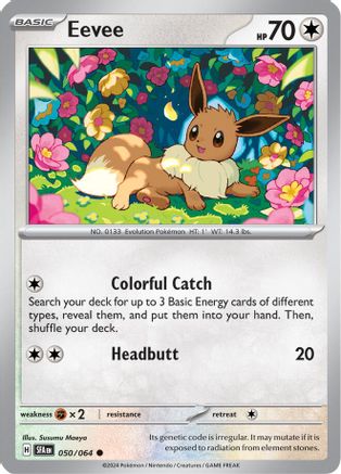 Eevee - 050/064 - Common - Reverse Holofoil