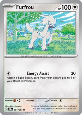Furfrou - 051/064 - Common - Reverse Holofoil