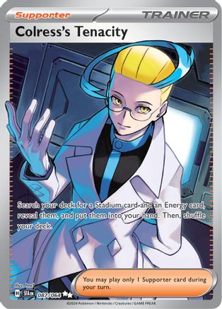 Colress's Tenacity - 087/064  - Ultra Rare - Holofoil