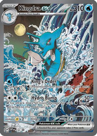 Kingdra ex - 131  - Promo - Holofoil