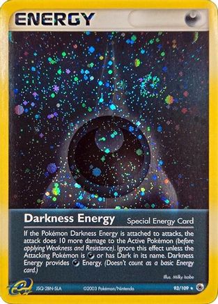 Darkness Energy (Special) - 93/109 (Cosmos Holo)  - Rare - Holofoil