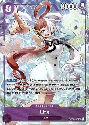Uta - OP02-120 (Premium Card Collection -Uta-) (OP02-120) - Secret Rare