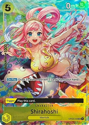 Shirahoshi (Premium Card Collection -BANDAI CARD GAMES Fest. 23-24 Edition-) (OP03-116) - Peu fréquente