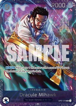 Dracule Mihawk (Treasure Cup 2024) (OP01-070)  -  Super Rare