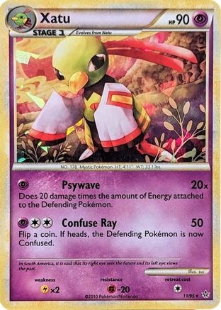 Xatu - 11/95 (Cracked Ice Holo)  - Holo Rare - Holofoil