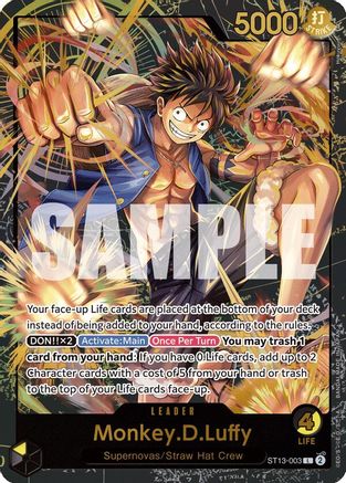 Monkey.D.Luffy (Premium Card Collection -Leader Collection-) (ST13-003)  -  Leader