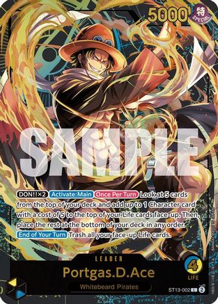 Portgas.D.Ace (Premium Card Collection -Leader Collection-) (ST13-002)  -  Leader