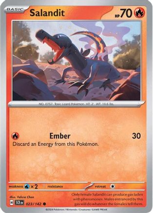 Salandit - 023/142 - Common - Reverse Holofoil