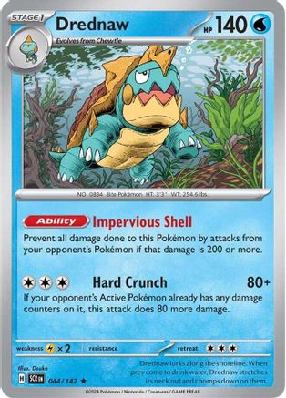 Drednaw - 044/142 - Rare - Holofoil