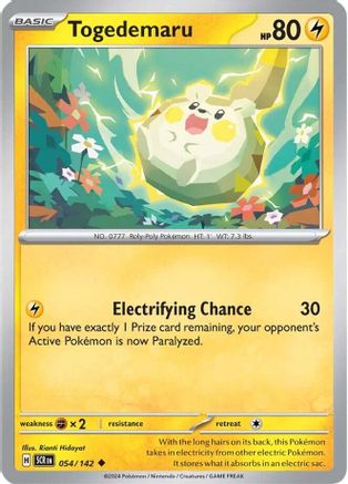 Togedemaru - 054/142 - Uncommon - Reverse Holofoil