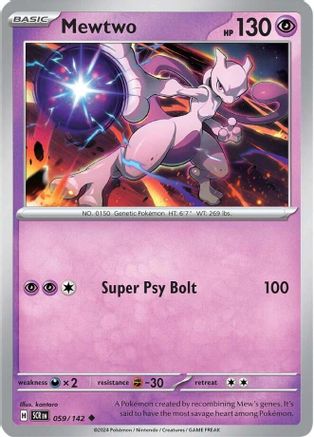 Mewtwo - 059/142 - Uncommon - Reverse Holofoil