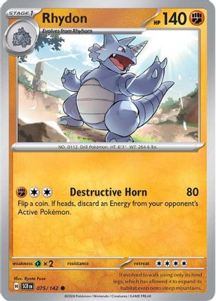 Rhydon - 075/142 - Common - Normal