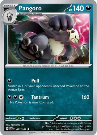 Pangoro - 093/142 - Uncommon - Normal
