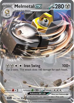 Melmetal ex - 105/142 - Double Rare - Holofoil
