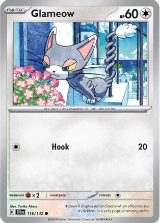 Glameow - 116/142 - Common - Reverse Holofoil