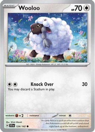 Wooloo - 124/142 - Common - Reverse Holofoil