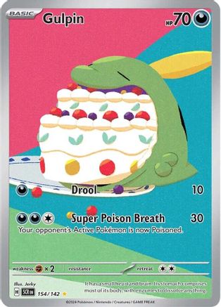 Gulpin - 154/142  - Illustration Rare - Holofoil