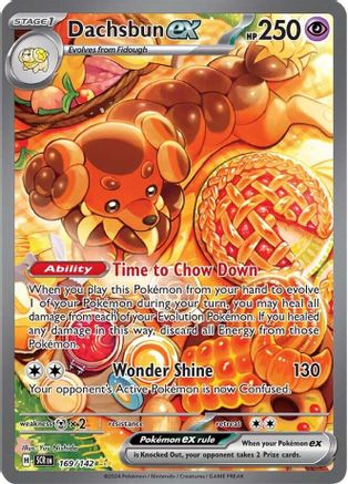 Dachsbun ex - 169/142  - Special Illustration Rare - Holofoil