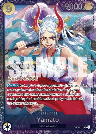 Yamato (Finales du Championnat 2024 2e place) (OP04-112) - Super Rare