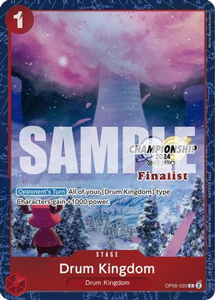 Drum Kingdom (Championship 2024 Finalist Card Set) (OP08-020)  -  Common