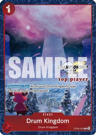 Drum Kingdom (Championship 2024 Top Player Pack) (OP08-020)  -  Common