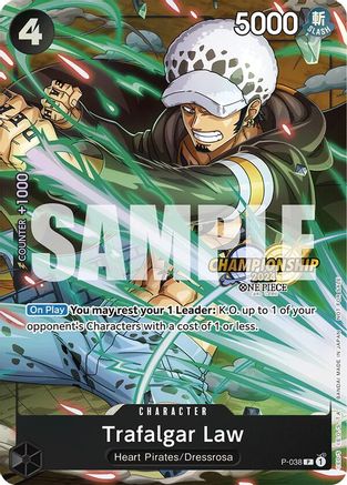 Trafalgar Law - P-038 (Pack Événement CS 2024) (P-038) - Promo