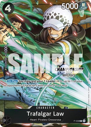 Trafalgar Law - P-038 (CS 2024 Event Pack Finalist) (P-038)  -  Promo