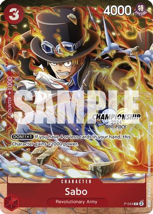 Sabo (CS 2024 Event Pack Finalist) (P-044)  -  Promo