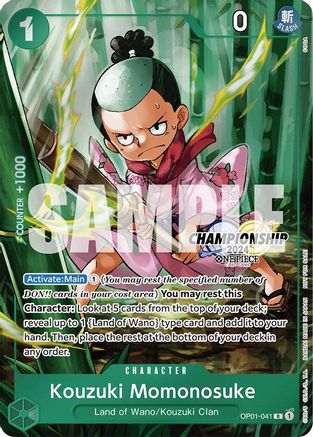 Kouzuki Momonosuke (Pack Célébration CS 2024) (OP01-041) - Rare