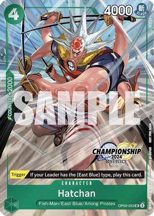 Hatchan (Pack Célébration CS 2024) (OP03-033) - Peu Commun