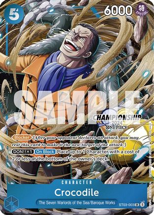 Crocodile (Pack Célébration 2024 du CS) (ST03-003) - Super Rare