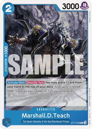 Marshall D. Teach (ST17-005) - Courante