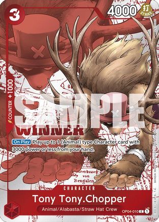 Tony Tony.Chopper (Pack Gagnant 2024 oct.-déc.) (OP04-010) - Courante
