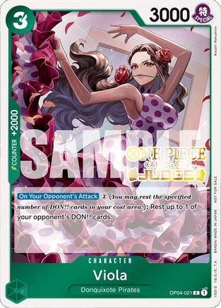 Viola (Judge Pack Vol. 4) (OP04-021)  -  Common