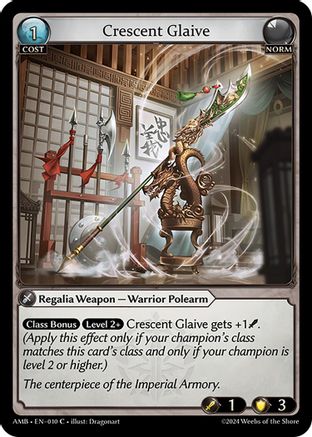 Crescent Glaive (010) -  Common