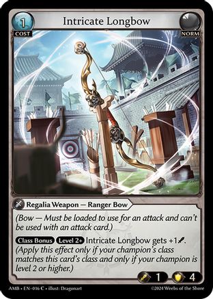 Intricate Longbow (016) -  Common