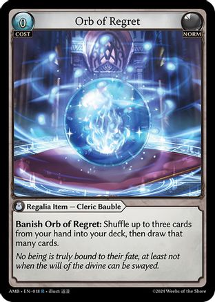 Orb of Regret (018) -  Rare
