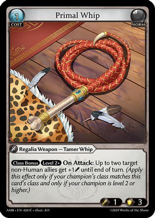 Primal Whip (020) -  Common
