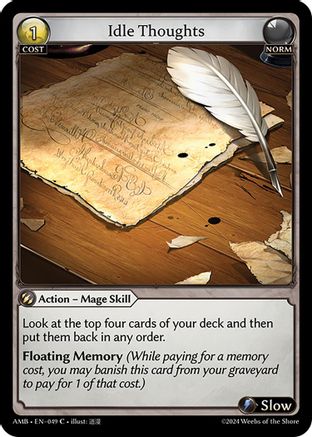 Idle Thoughts (049) -  Common