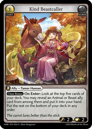 Kind Beastcaller (056) -  Rare
