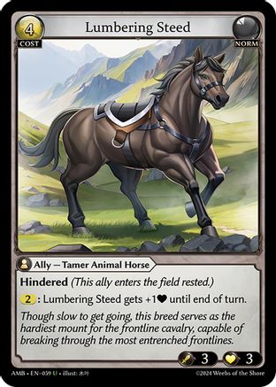 Lumbering Steed (059) -  Uncommon