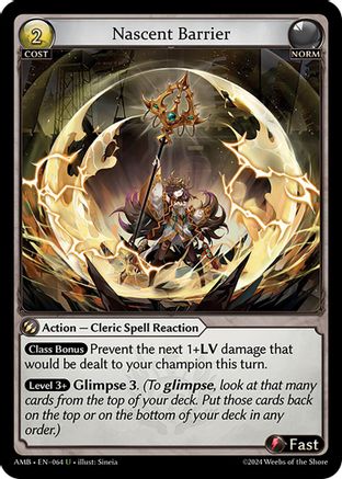 Nascent Barrier (064) -  Uncommon