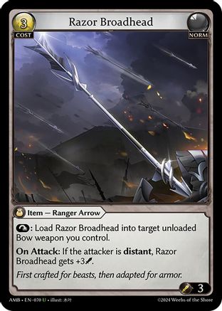 Razor Broadhead (070) -  Uncommon